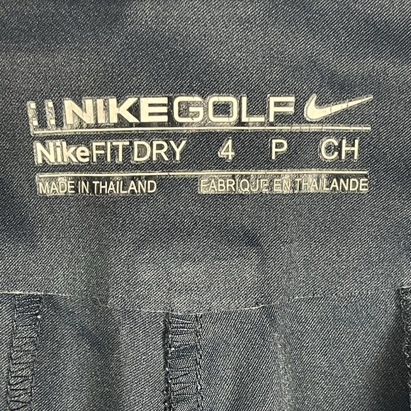 Nike Golf Womens 4 Bermuda Shorts Blue Lightweight Stretch Pocket Snap Closure - Picture 3 of 14